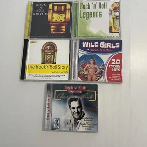Lote a granel de 5 CD recuerdos, leyendas, historia, niñas salvajes de Rock 'n' Roll varios artistas - Imagen 1 de 3