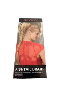 Pieza de pelo trenzado cola de pez Revlon rubio claro - Imagen 1 de 2
