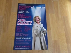 Penelope Keith & Una Stubbs in Sternqualität Original APOLLO Theaterplakat - Bild 1 von 3