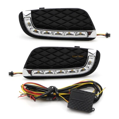 LED DRL Day Running Light For Mercedes-Benz Smart Fortwo W451 2008-2011 Fog Lamp - Image 1 of 4