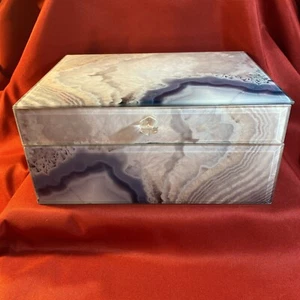 Joyero Diseño Ágata Imitación Laura Ashley, 8" x 6" x 3/4" Nuevo - Imagen 1 de 8