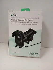 iottie Easy One Touch Wireless 2 Charging Car Mound - Dash & Windshield - Picture 1 of 3