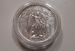 GABRIEL ARCHANGEL - 2 OZ - 39MM - SERAPHIM - ANGEL - WINGS - .999 FINE SILVER - Picture 1 of 5