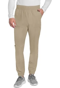 Cherokee Scrubs Men's Mid-Rise Jogger Short Pant CK278AS KAKC Khaki Free Ship - Picture 1 of 5