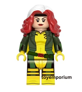 Marvel ROGUE Minifigure, Custom Lego Minifig - Picture 1 of 2