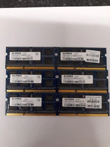 Elpida 2GB 2RX8 PC3-10600S-9-10-F1 Laptop memory - Imagen 1 de 1