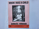 Barbara Windsor When I was a child, music score song sheet