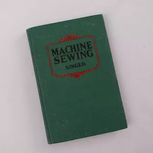 Antico libro da cucire macchina cantante vintage 1930 per insegnanti di economia domestica raro - Foto 1 di 8