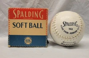 vintage spalding softball with box unused mint 1960s # 5367 - Picture 1 of 20