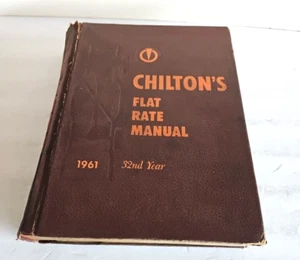 1961 Chilton's Flat Rate Manual 32nd Year serviceable - Picture 1 of 8