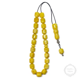 Royal Amber Komboloi - Premium Komboloi Worry Beads - Handmade Rosary - Picture 1 of 1