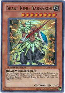 Yugioh Beast King Barbaros CT08 Super Rare Limited NM - Picture 1 of 1