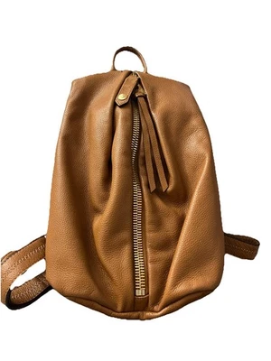 Aimee Kestenberg Tamitha Mochila Bolso Cartera Cuero Marrón Caramelo Precio de venta sugerido por el fabricante $228 Foto 1 de 4