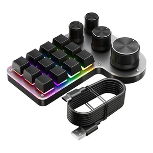 Custom Macro Keyboard 12 Keys 4 Knobs USB Mechanical Keyboard Programming2874 - Picture 1 of 6