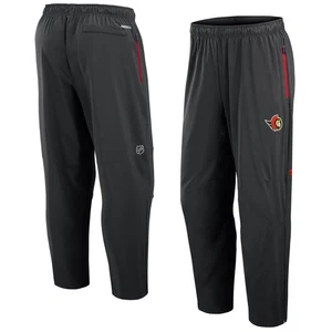 Pantalones de Entrenadores de Pista Profesional Auténticos Para Hombre Fanatics Negros Ottawa Senators - Imagen 1 de 3