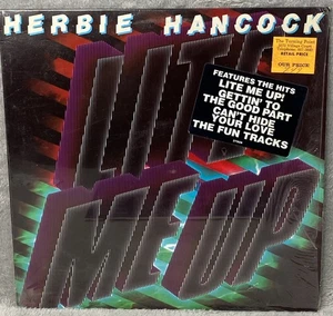 Herbie Hancock Lite Me Up CBS Records 1982 VG/VG+ LP Vinyl Original Shrink - Picture 1 of 6