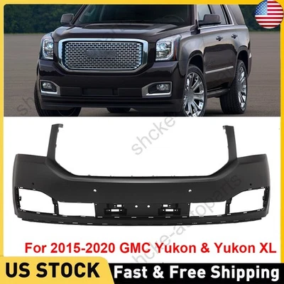 Front Bumper Cover Fascia For 2015 2016 2017 2018 2019 2020 GMC Yukon & Yukon XL Foto 1 de 4