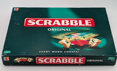 SCRABBLE Original Mattel Spiel  2003 EXCELLENT complete condition - Image 1 of 4