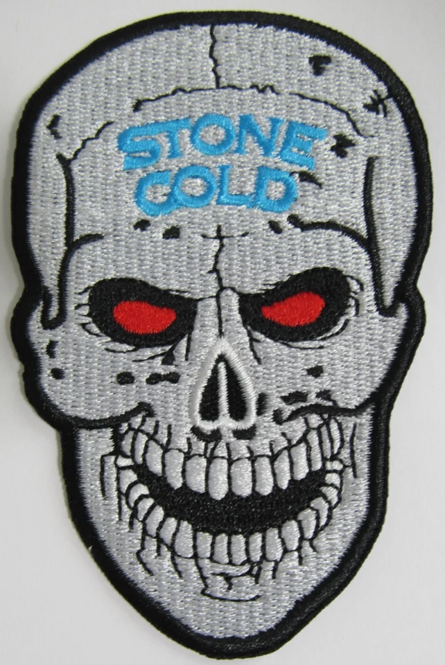 Attitude Era Stone Cold Steve Austin Embroidered Pro Wrestling Skull Patch! - Image 1 of 4