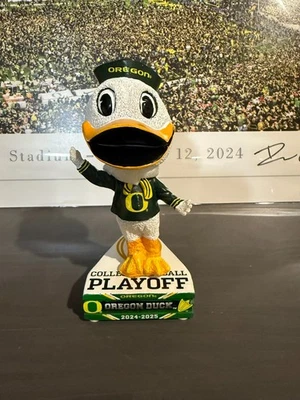 Oregon Ducks 2025 CFP Mascot Mini Bighead Bobblehead FOCO BRAND NEW 4.5” NIB - Image 1 of 4