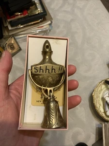1956 Bells of Sarna Bedroom Bell Door Knocker NEW In Original Box & Tag  - Picture 1 of 10