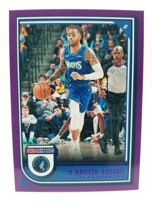 2023-24 Panini Hoops D'Angelo Russell #196 Purple Minnesota Timberwolves  - image 1 of 3