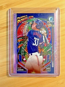 2024 Topps Bowman Chrome Walker Jenkins #PP-1 Power-Up Pink Mojo / 199 SSP Twins - Foto 1 di 2