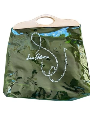 Bolso de Mano Sam Edelman Signature - Edición Limitada - Verde Transparente Foto 1 de 4
