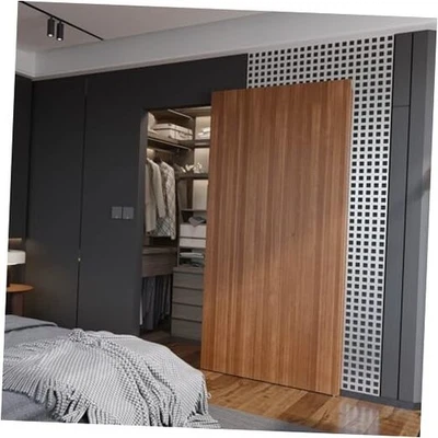 42-дюймовая скрытая раздвижная дверь сарая 42 дюйма дорожка для 34-дюймового открытия (без двери) - Изображение 1 из 4