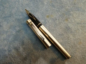 Sheaffer Targa Edelstahl Füllfederhalter 80er Jahre Vintage - Bild 1 von 7