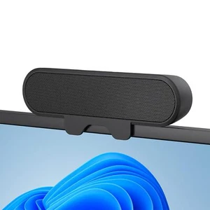 Enceinte PC USB avec clip - 10 W avec son stéréo HD - Pour moniteur PC ordina... - Photo 1/7