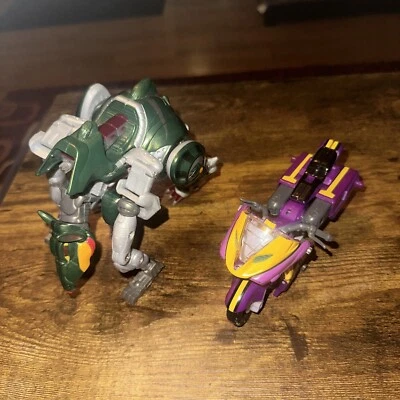 Transformers Lot Of 2 2000 2002 Rattrap Sideways Incomplete - Image 1 of 4