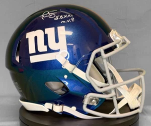 Phil Simms Autographed on-field New York Giants NFL Helmet with Inscription - Picture 1 of 10