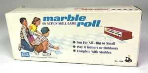 Juego de habilidad de acción vintage AMSCO Industries 1965 Marble Roll con caja original - Imagen 1 de 12