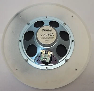 Valcom V-1060A Talkback Ceiling Speaker 8" - Image 1 of 4