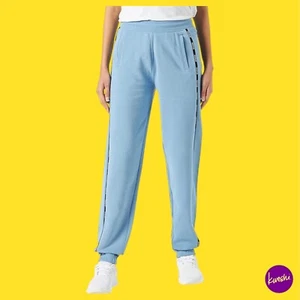 HUGO BOSS Women's Nagiri Jersey Trousers Training Joggers, Turquoise/Aqua, L - Picture 1 of 5