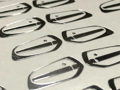 CHROM Blenden Griffe Actros 1:14 Tamiya Aufkleber Truck Mercedes Sticker 017 - Bild 1 von 3