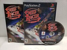 Speed Racer: The Videogame (Sony PlayStation 2) CIB With Manual - Tested
