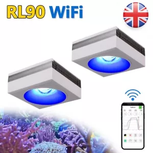 2 Stck. PopBloom RL90 WiFi LED Aquarium Beleuchtung 48 Zoll Marine Riff Aquarium Fischtank - Bild 1 von 13