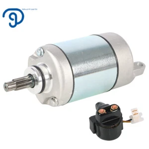 Starter W/ Relay Solenoid For Honda Fourtrax 300 TRX300 TRX300FW 2X4 4X4 1988-00 - Picture 1 of 6