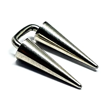 Frenulum Twin Lip Tongue Spike Piercing Acciaio 316L 16g (1,2 mm) Specializza... - Immagine 1 di 4