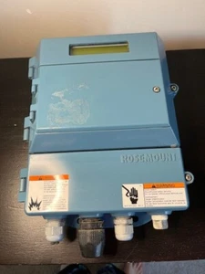 Rosemount 8712HR12N0M4 Magnetic Flow Meter Transmitter with Display Screen - Picture 1 of 7