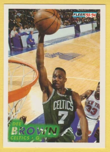 1993-94 Fleer - Dee Brown #10 - Boston Celtics - EX - Picture 1 of 2