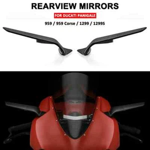 For DUCATI PANIGALE 959 Corse 1299 Rearview Mirrors Wind Adjustable Side Mirror - Picture 1 of 6