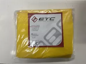 Cycle/Bike Rain Cape & Hood, Waterproof, Unisex, Adult One size. CLW330YEL, ETC. - Picture 1 of 2