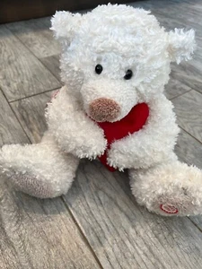 Hallmark Heartly Hug Me Plush Teddy Bear Valentine Gift VIDEO Sounds Toy NWT - Picture 1 of 7