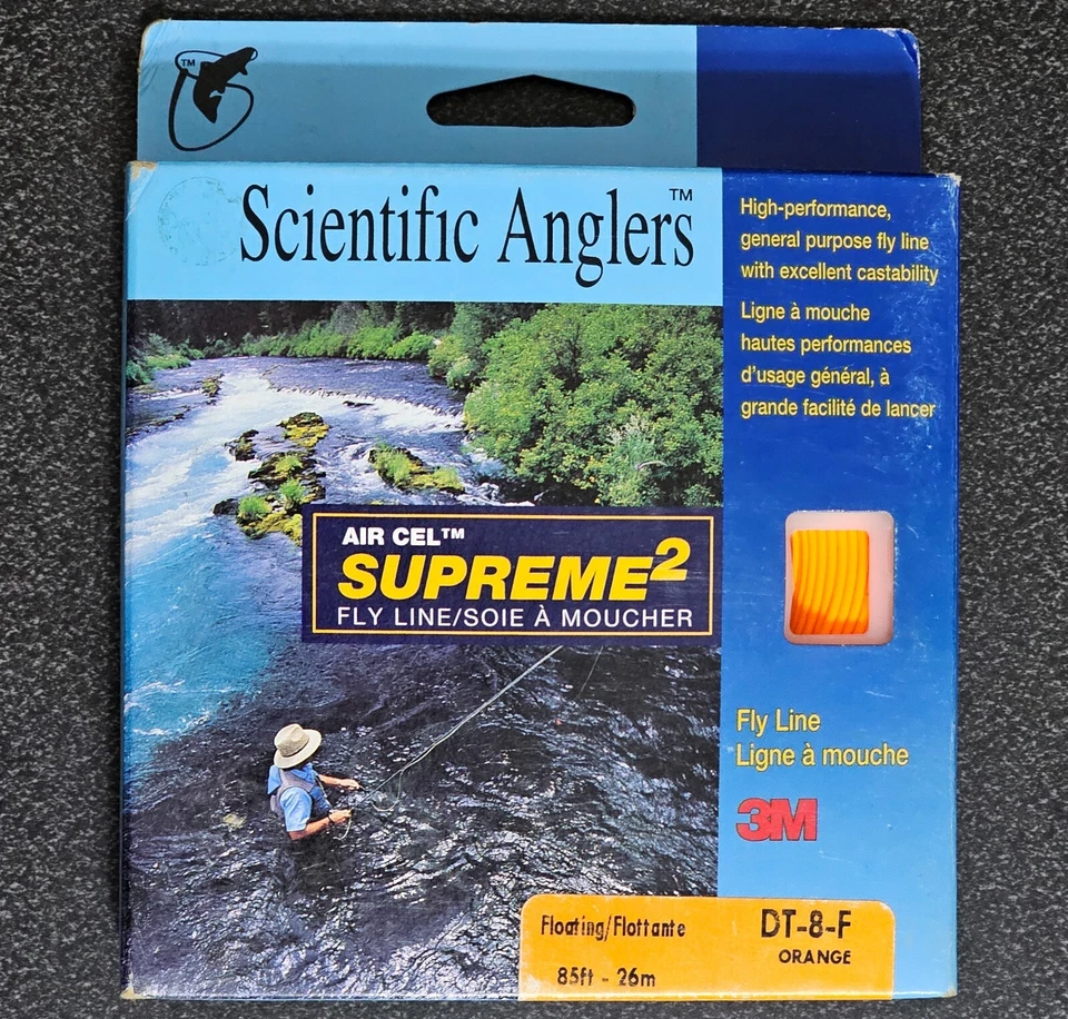 Fly Line Orange DT-8-F Scientific Anglers Air Cel Supreme 2 Floating - Image 1 of 3