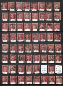 QV SG43 - SG44 1d Pfennig rot Komplettsatz Platten 71-224 ex pl77/225 150 Marken 1 - Bild 1 von 3