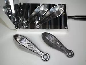 Saltwater Bank Sinker mold 48,64oz CNC Aluminum 3lb 4lb Deep Drop Grouper - Picture 1 of 4