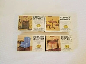 House Of Miniatures lot of 4 vintage Dollhouse Furniture sealed new in box - Picture 1 of 7